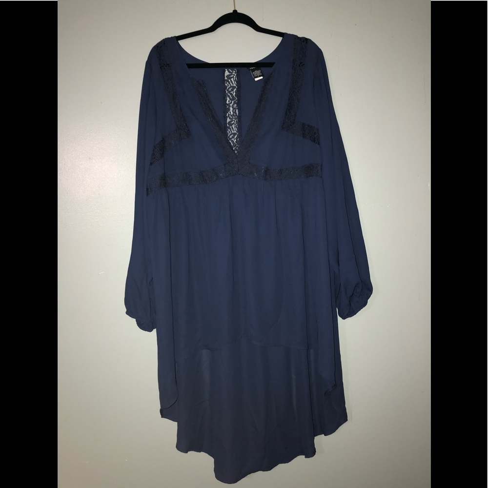 TORRID PLUS SZ 3 HIGH/LOW BLOUSE - #0250-062019TR